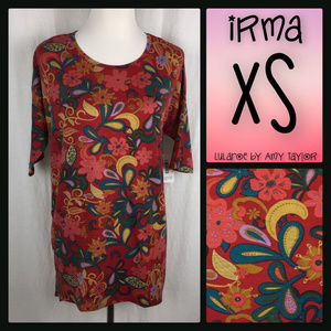 NWT LuLaRoe Irma Tunic - Floral - XS